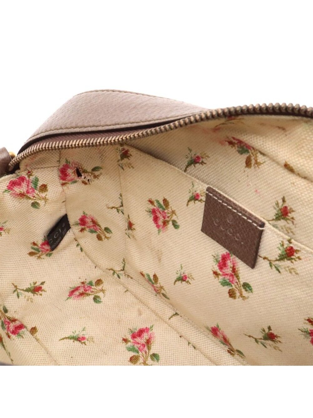 Gucci Neo Vintage GG Supreme Messenger Bag 2-Way Clutch Tiger Head Beige - Picture 7 of 8